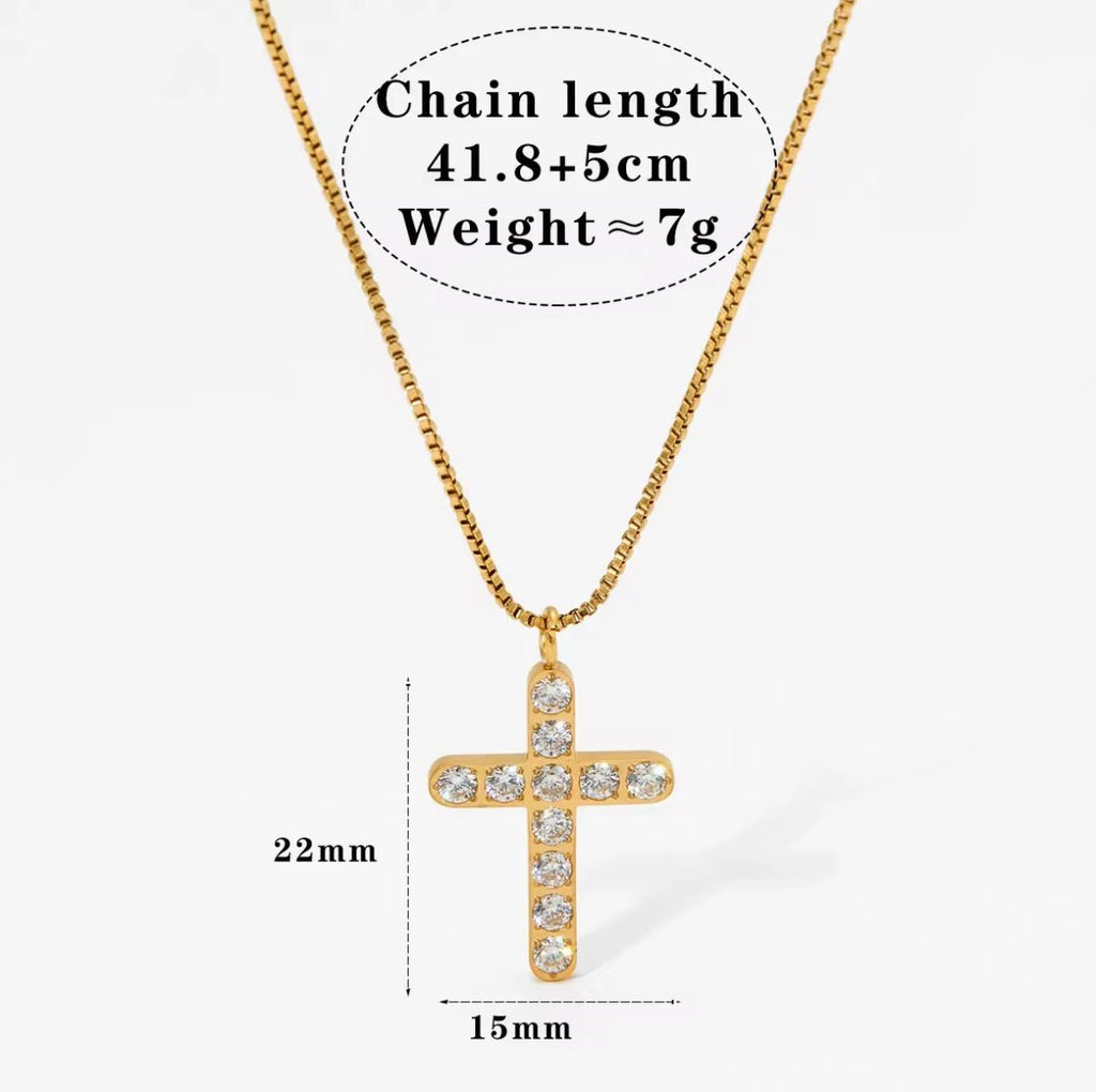 The Crystal Cross Pendant
