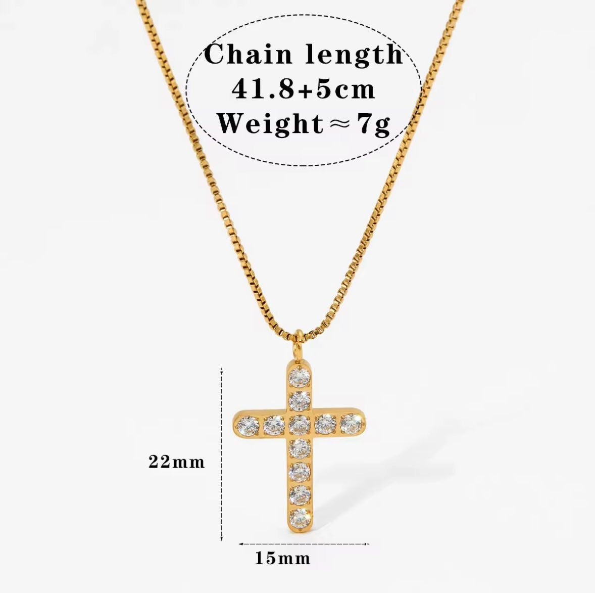 The Crystal Cross Pendant