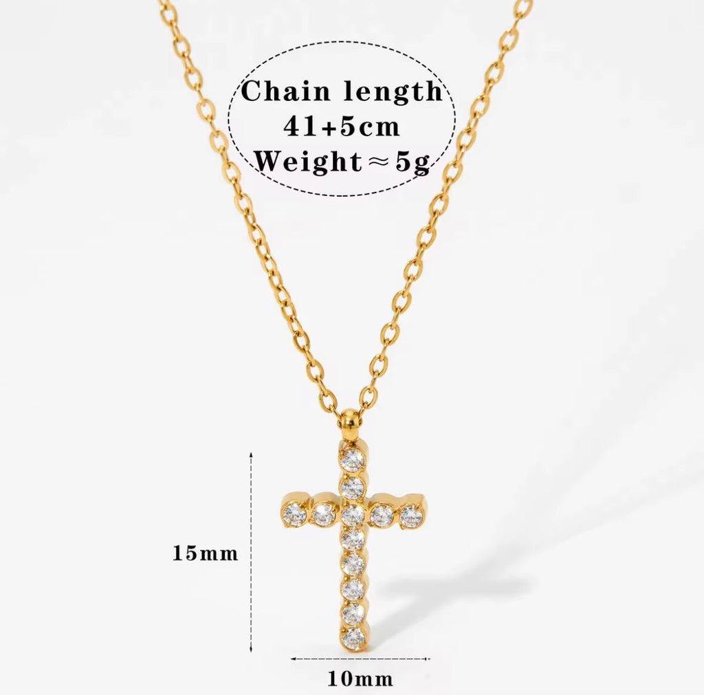 The Crystal Cross Pendant