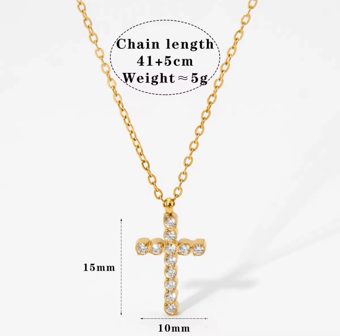 The Crystal Cross Pendant