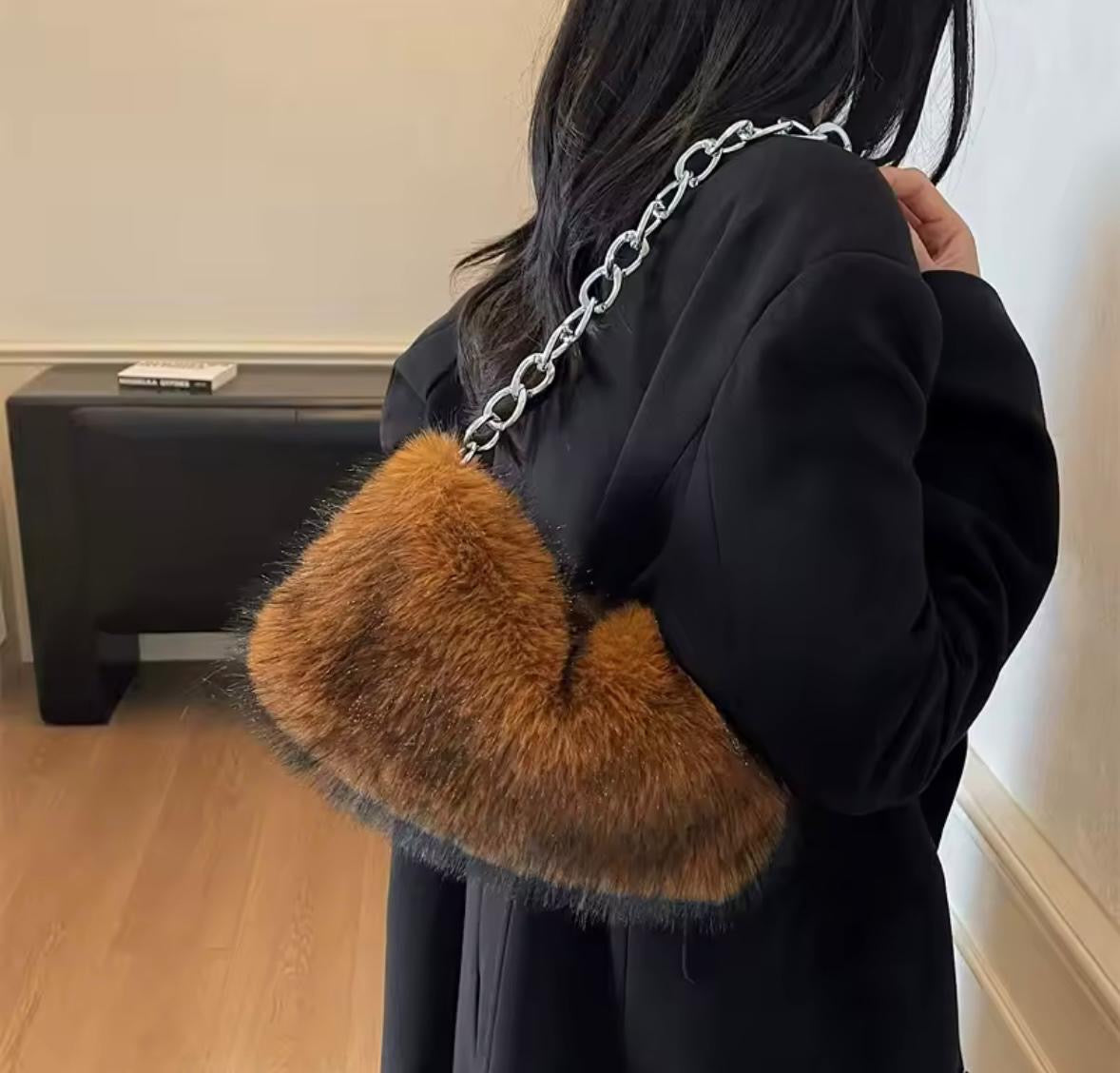 Metro-plush Shoulder Bag
