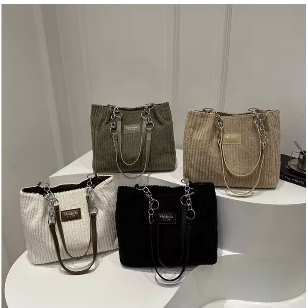 The Highland Ribbed Tote