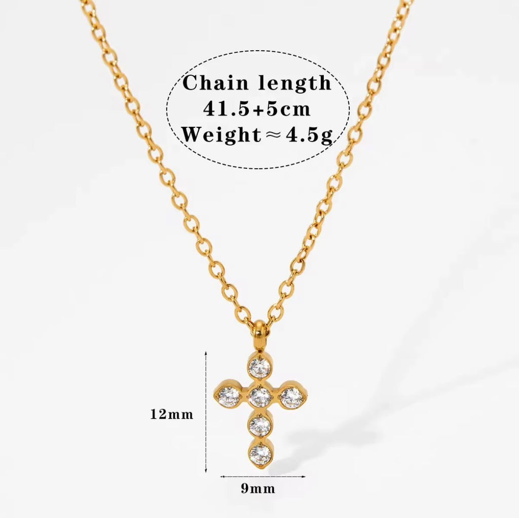 The Crystal Cross Pendant