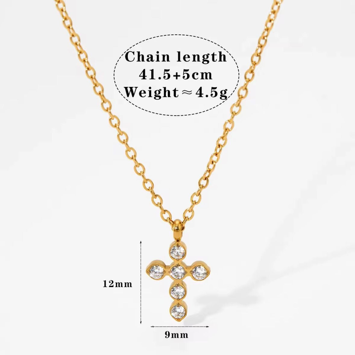 The Crystal Cross Pendant