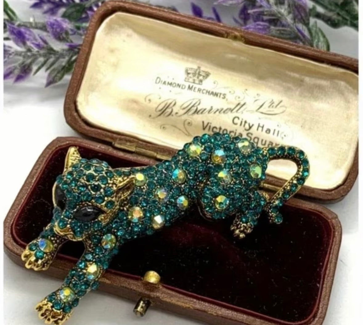 Baroque Leopard Brooch
