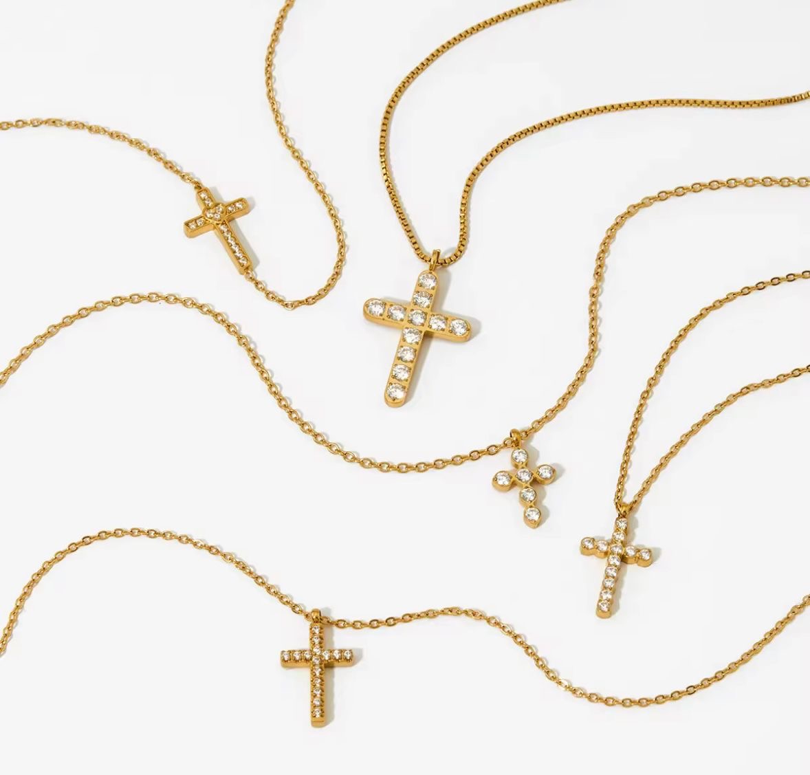 The Crystal Cross Pendant
