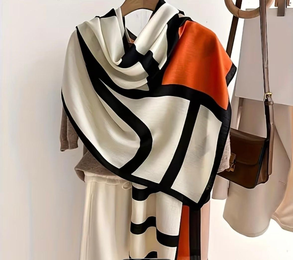 Geometric scarf