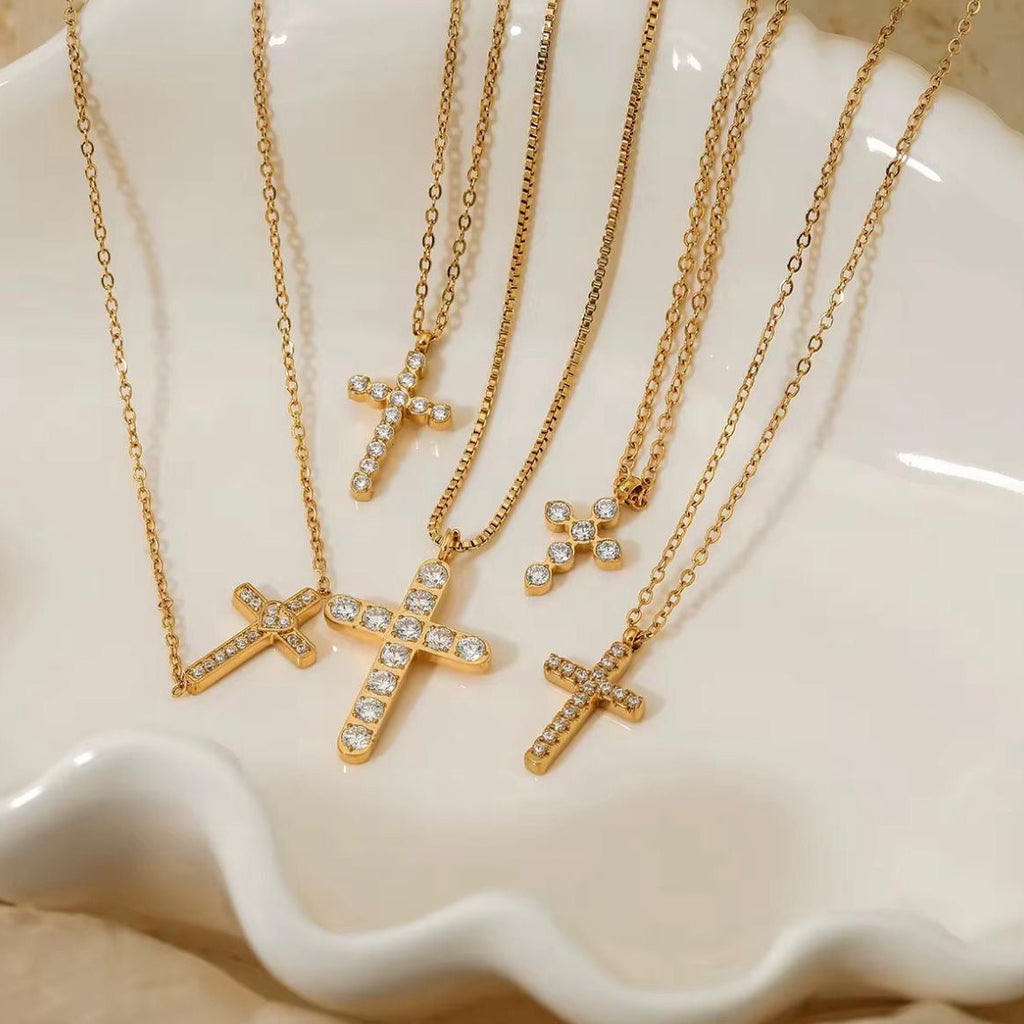 The Crystal Cross Pendant