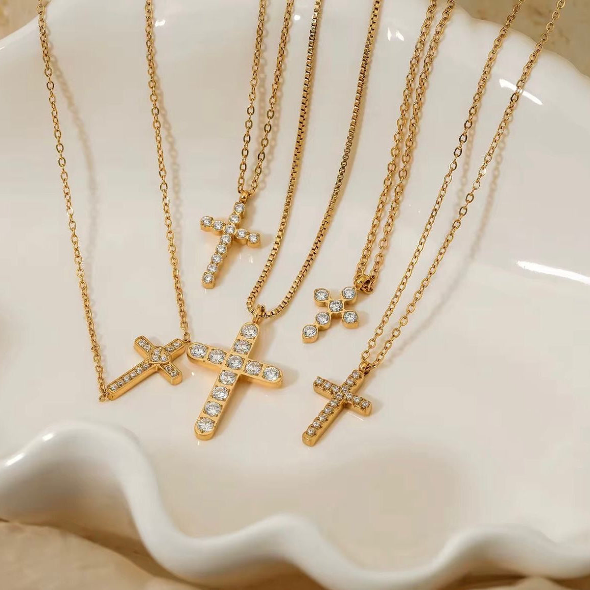 The Crystal Cross Pendant