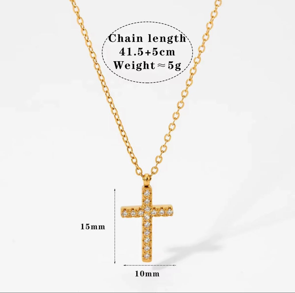 The Crystal Cross Pendant
