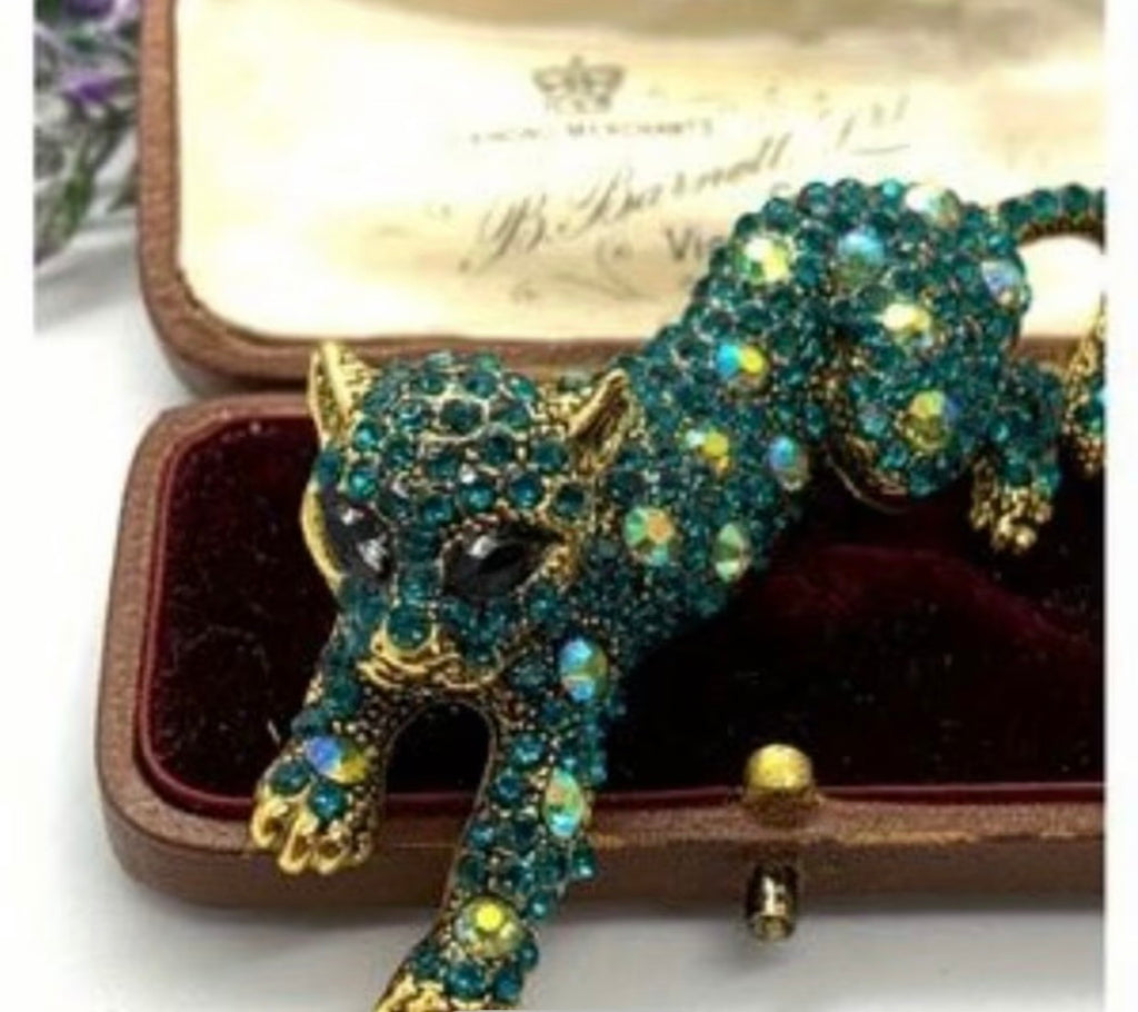 Baroque Leopard Brooch