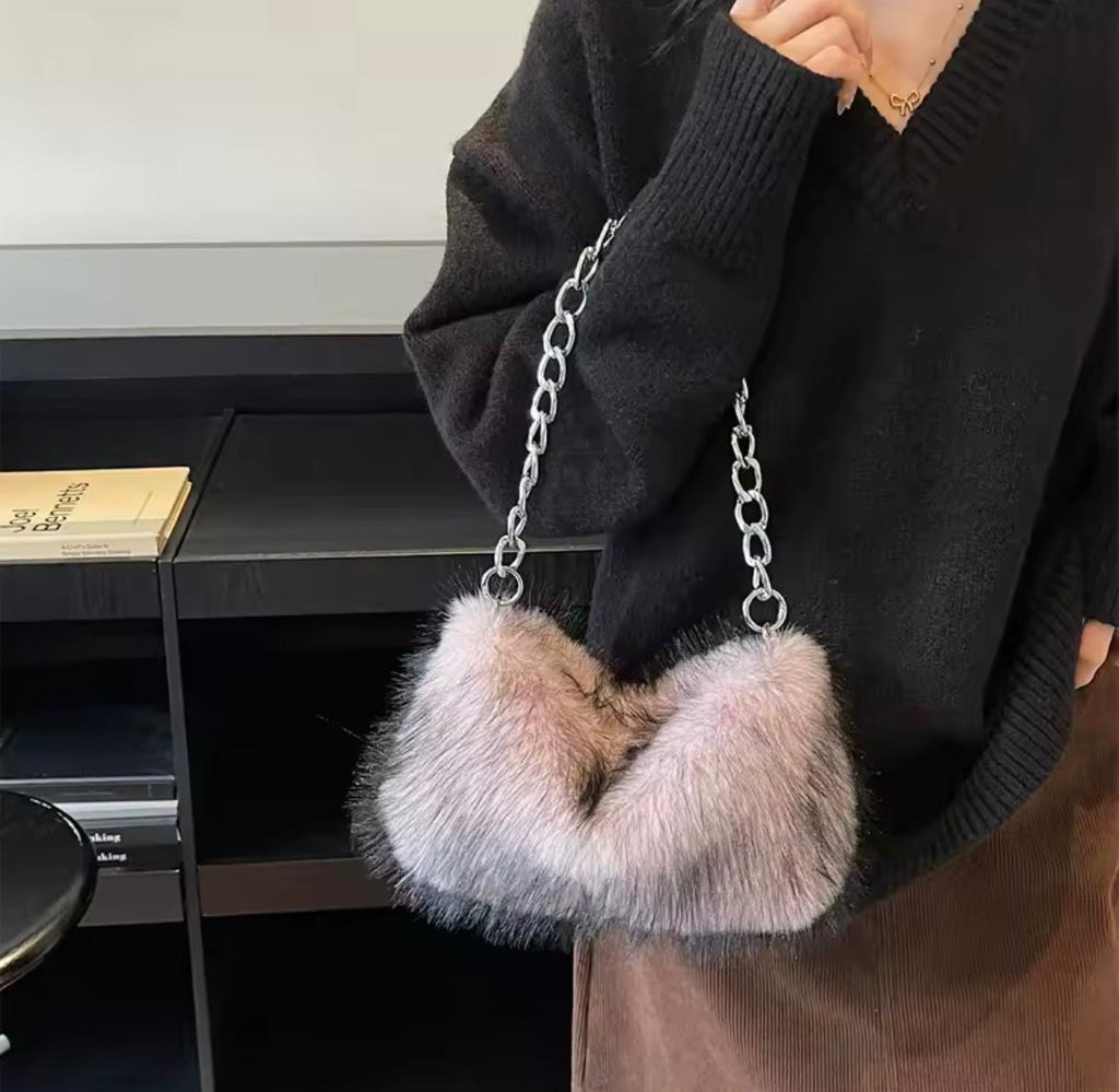 Metro-plush Shoulder Bag
