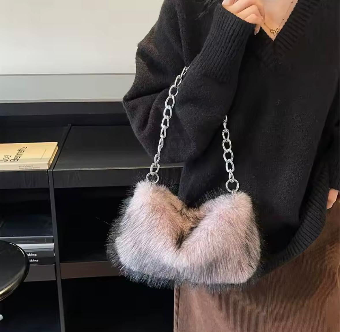 Metro-plush Shoulder Bag