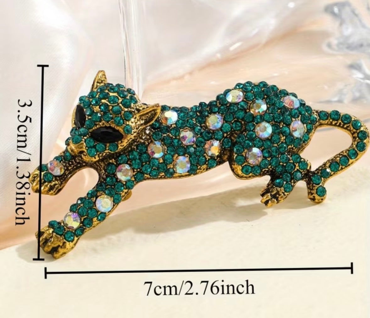 Baroque Leopard Brooch