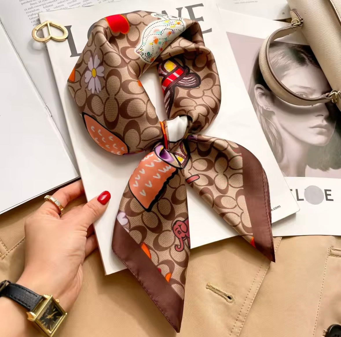 Satin Neck Scarf