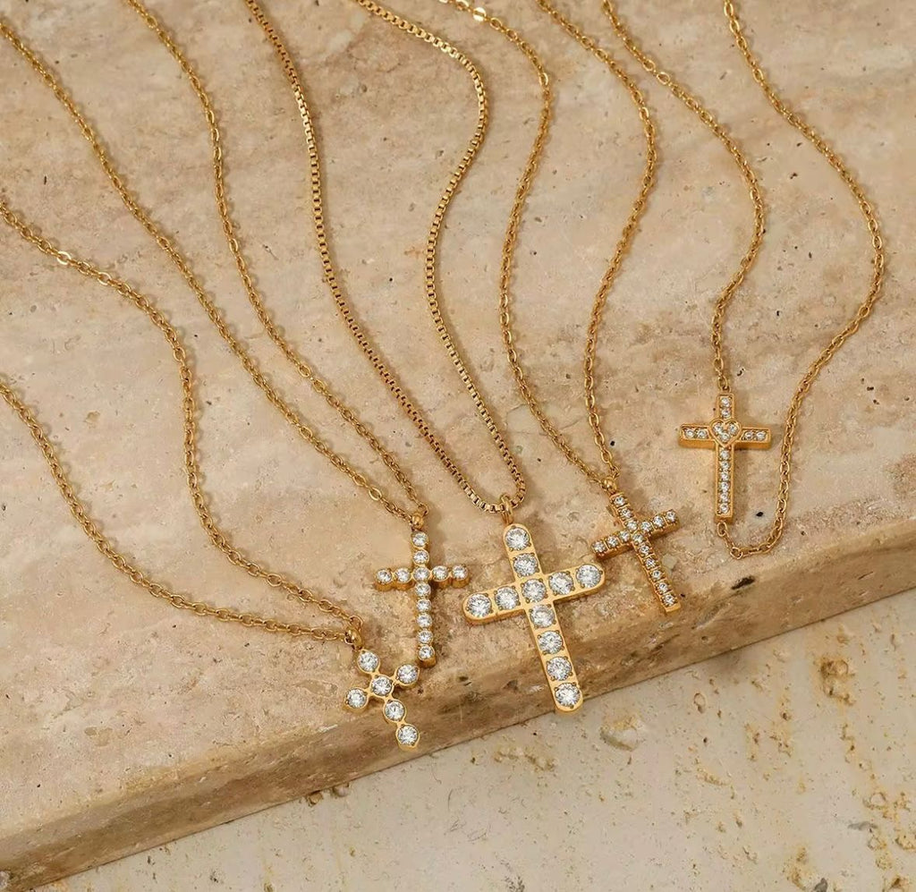 The Crystal Cross Pendant