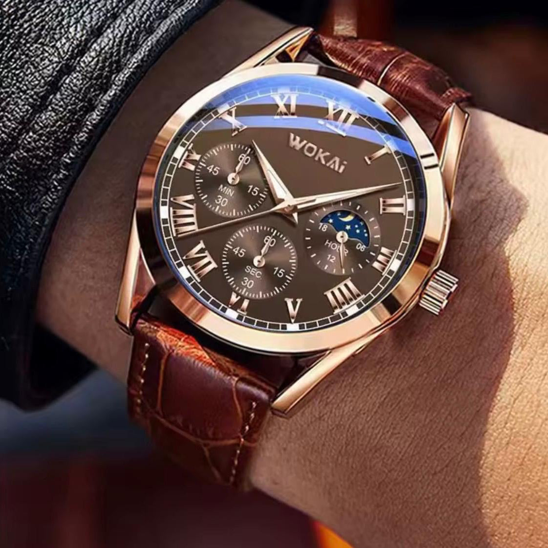 Imperial Moonphase Mens Watch