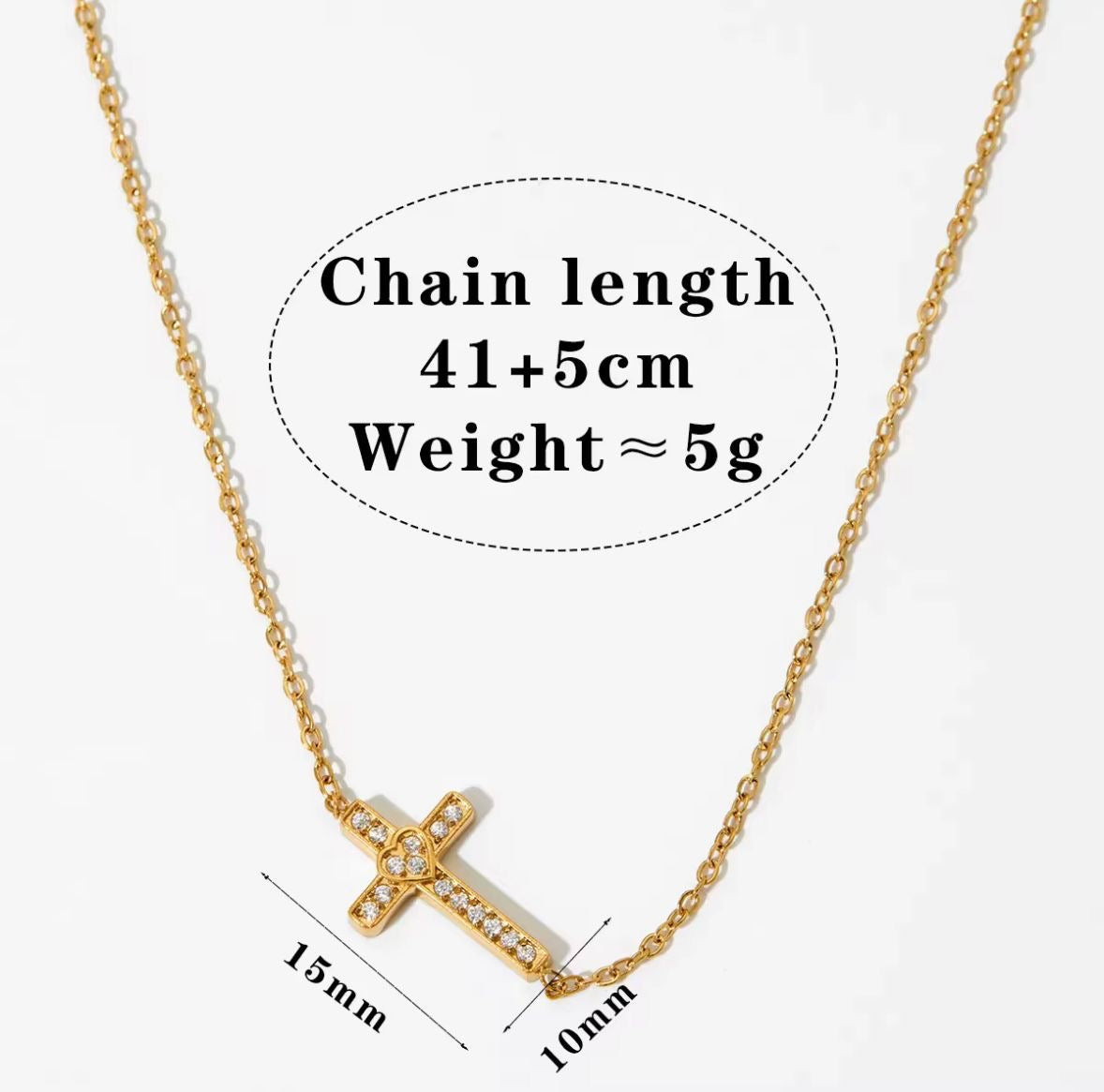 The Crystal Cross Pendant