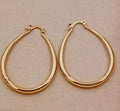 Golden Whisper Hoops